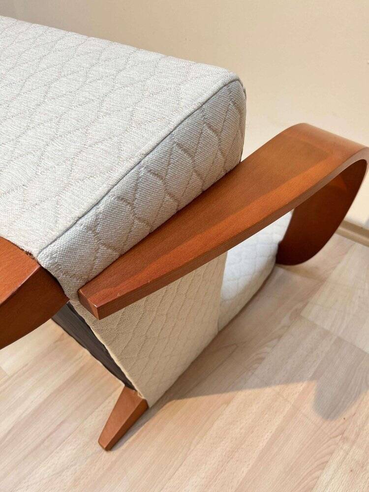 Spanish Club Chair in Beech and Plywood, 1990s