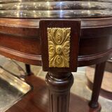 Silver-plated metal cutting trolley in the Louis XVI style