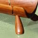 Bread dish, Scandinavian design, 1950s-60s, curved teak.