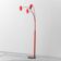 Floor lamp with 3 lights, 1970s vintage modernism