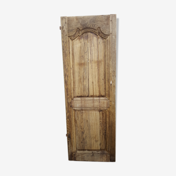 Door ancient 18th oak moldings Louis XV