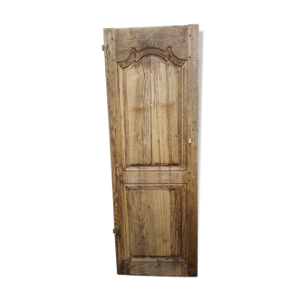 Door ancient 18th oak moldings Louis XV