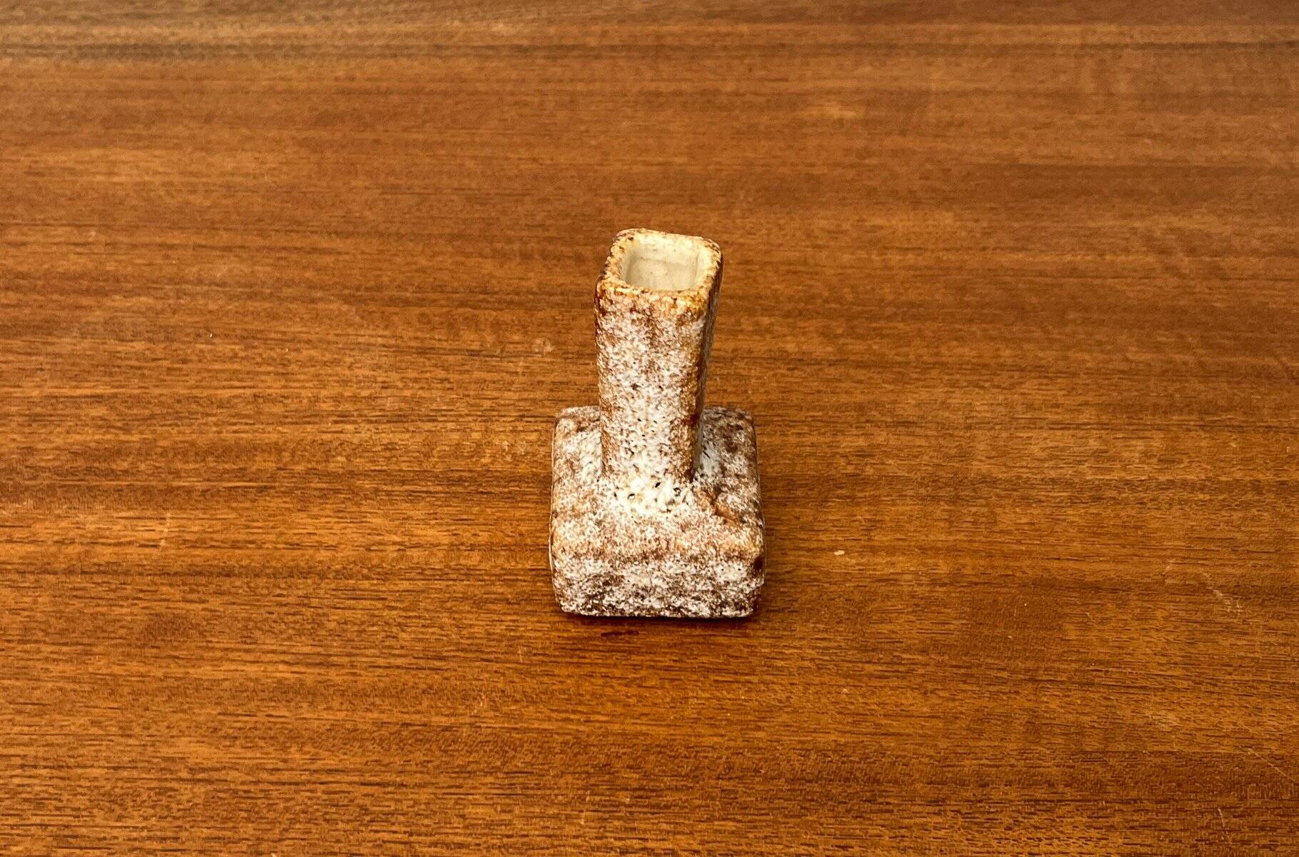 Brutalist Vase in West German Ceramic Mid-Century Style from the 1960s