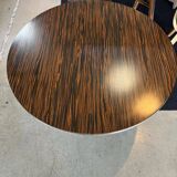 Vintage round table 1 extension rosewood 70's
