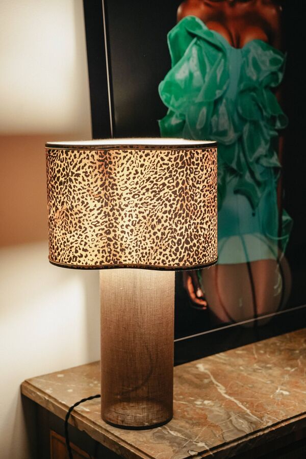 Lampe sergio - imprimé léopard