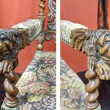 Neo-baroque armchair, circa 1880