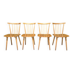 Lot de 4 chaises  bistrot - campagnard