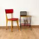 Chaise vintage rouge