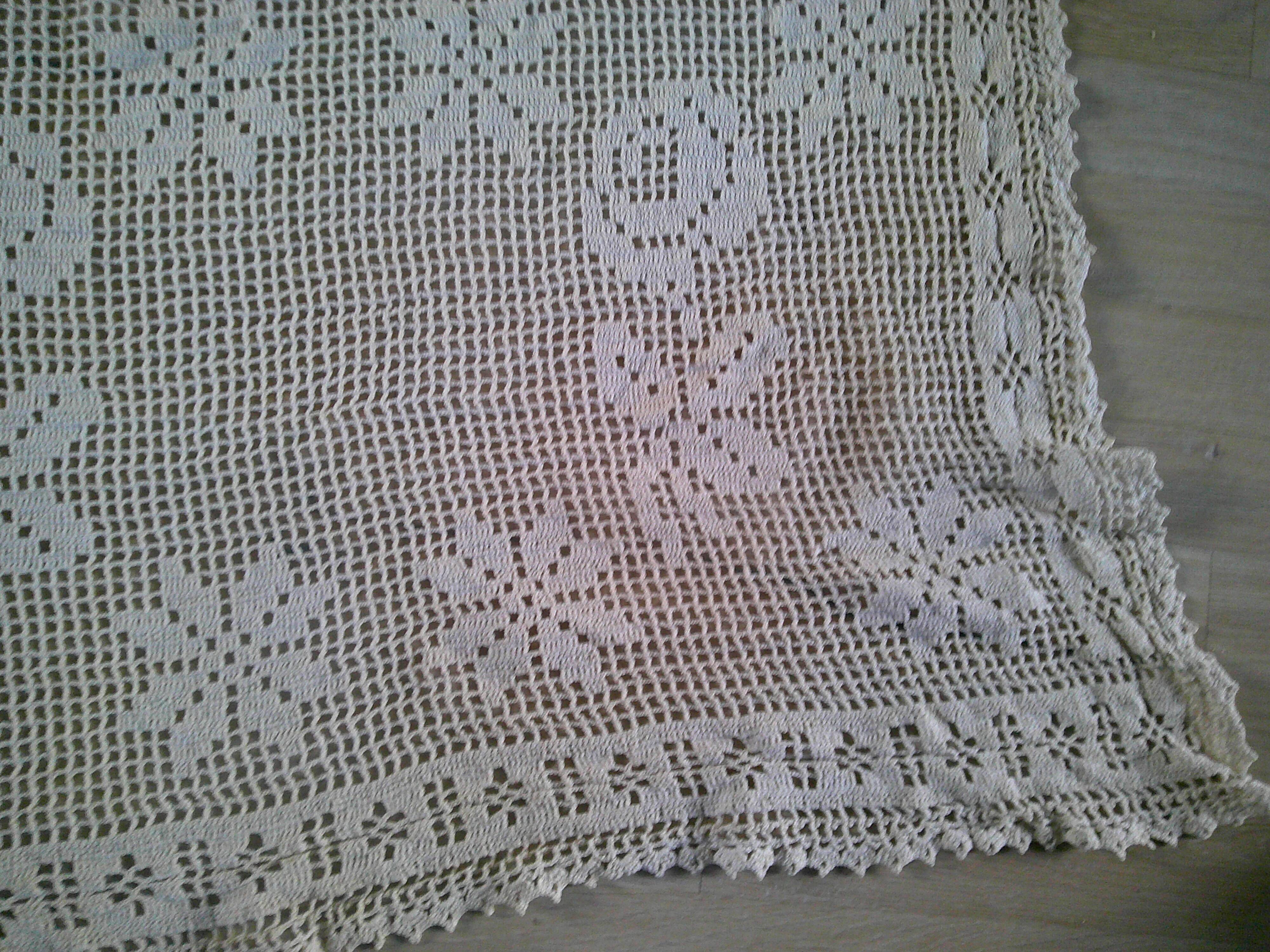 Crochet bedspread