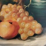 Still life with fruit signed Leroux