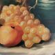 Still life with fruit signed Leroux