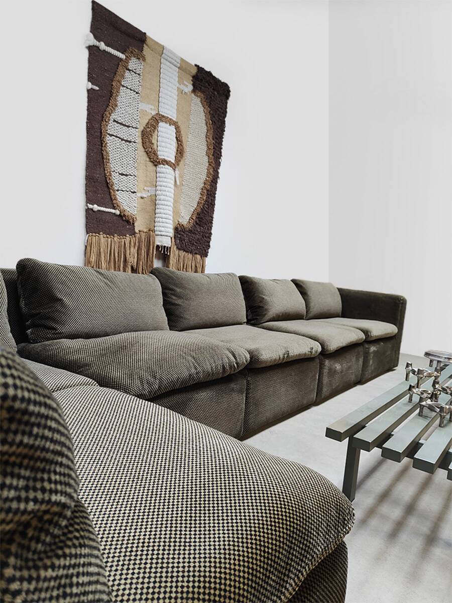 Vintage modular sofa COR 'Checkered' 1970