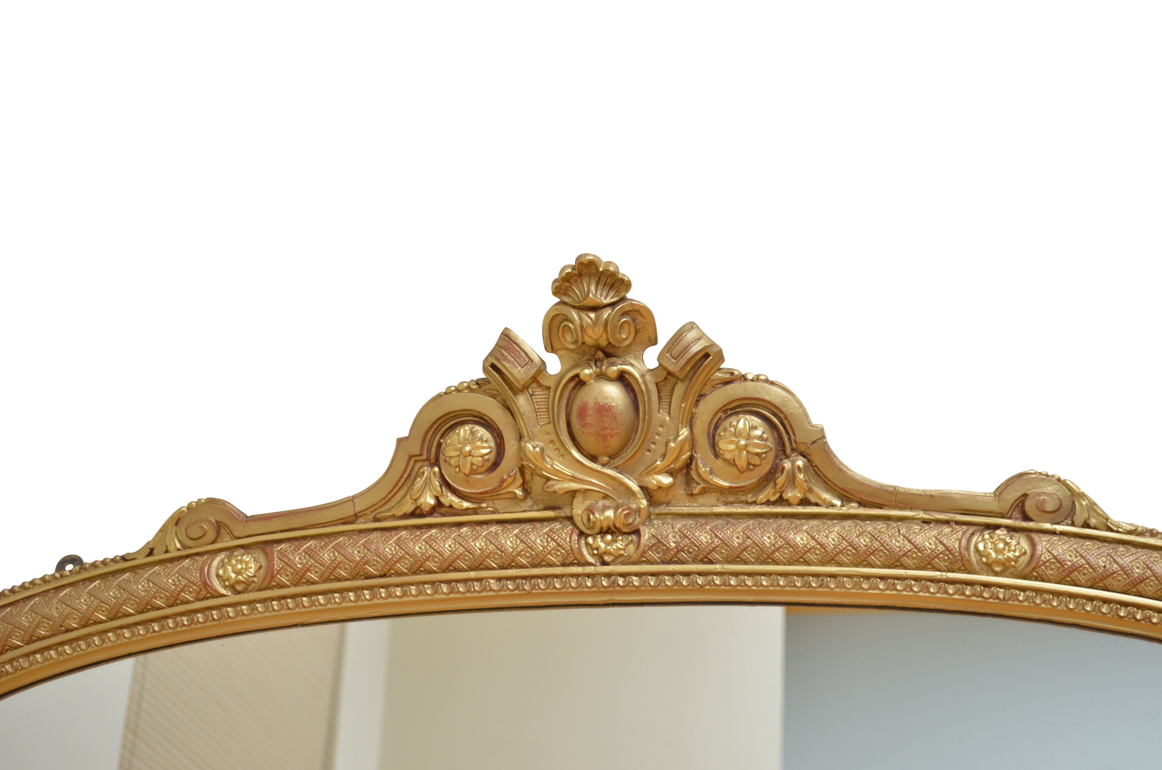 Fine victorian overmantel mirror