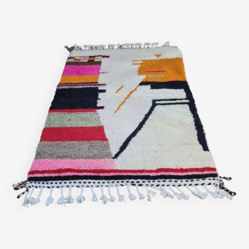 Handmade wool Berber rug 150 X 100 CM