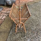 Bamboo magazine holder