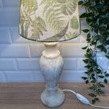 Alabaster lamp base