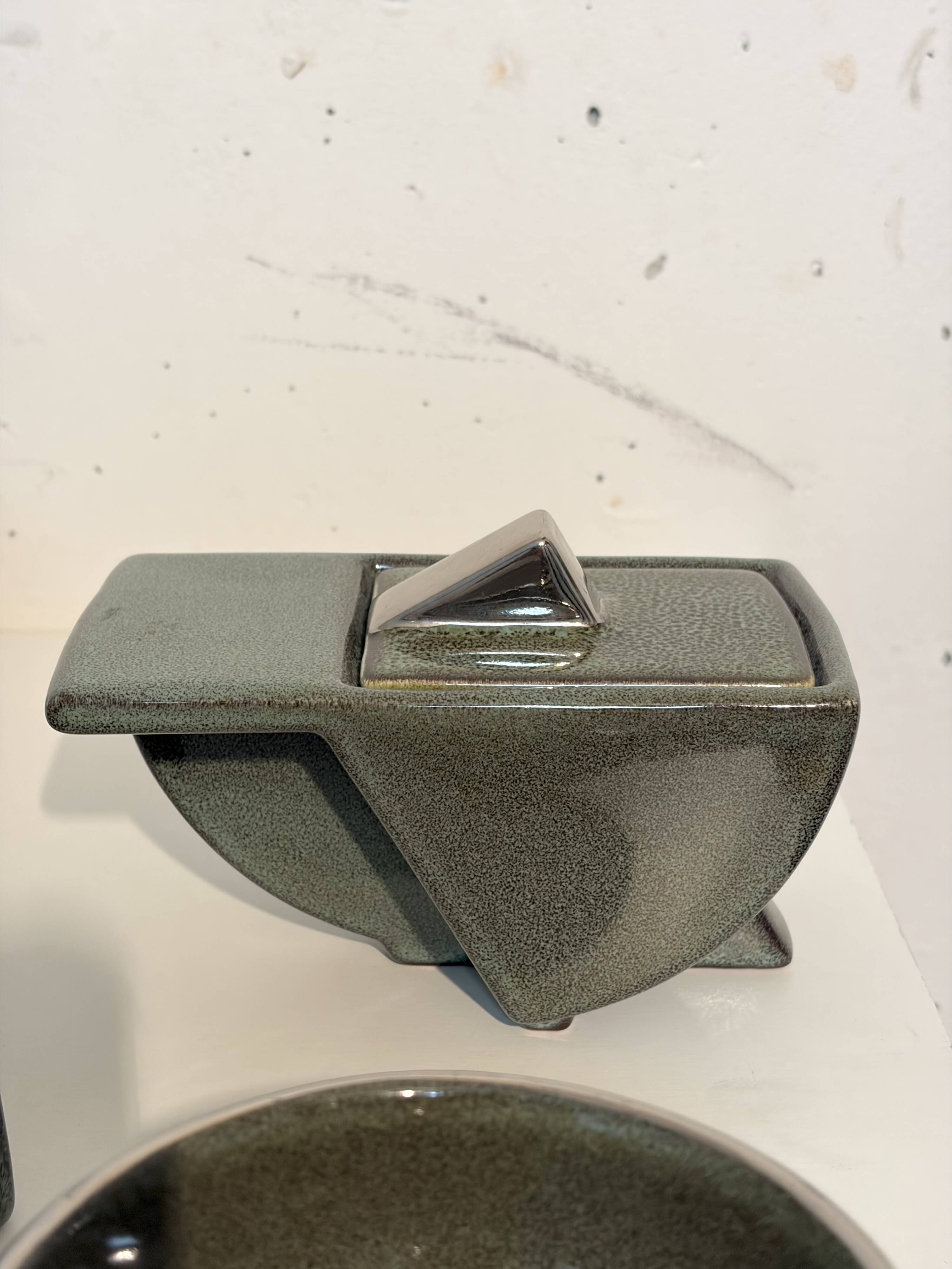 Tea set "Sextant", Yves Cordier, Studio Salins, 1980
