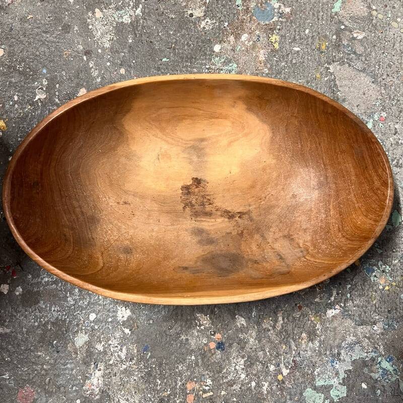 Large wooden dish