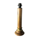 Wooden and brass lamp foot