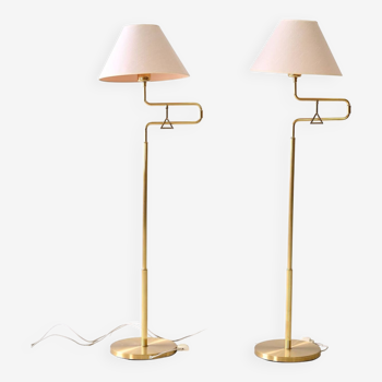 Paire de lampadaires scandinaves