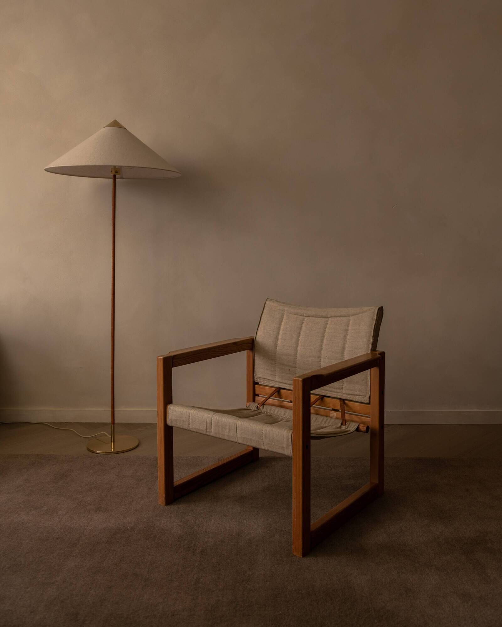 Diana safari chair by Karin Mobring for IKEA · pine and canvas