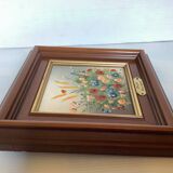Oil painting frame on hardboard ears of wheat by Magda Verschaeve
