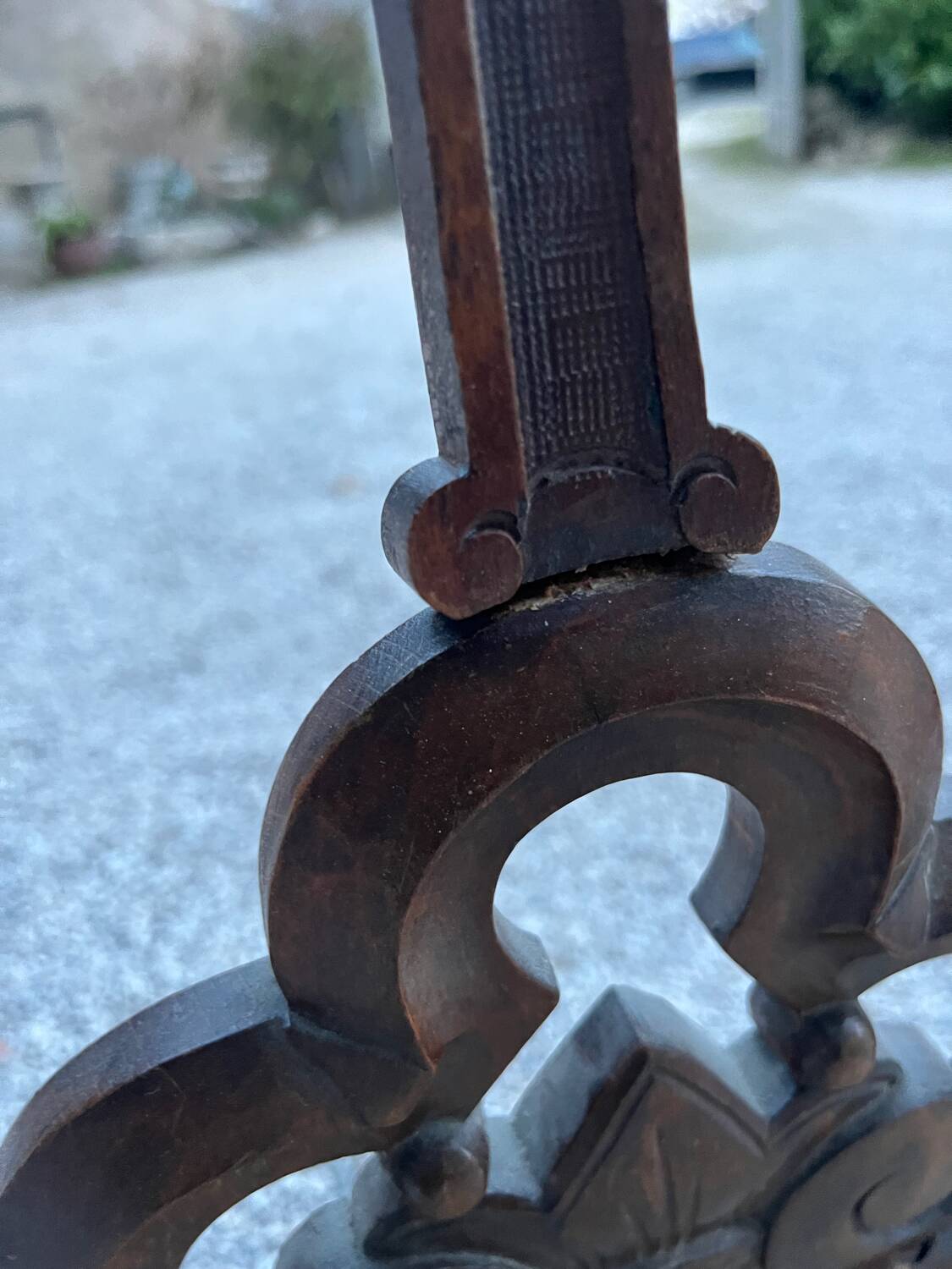 19th century prie-dieu chair