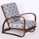 Art Deco Reclining Armchair attributed to Jindřich Halabala for Up Závody, 1920s