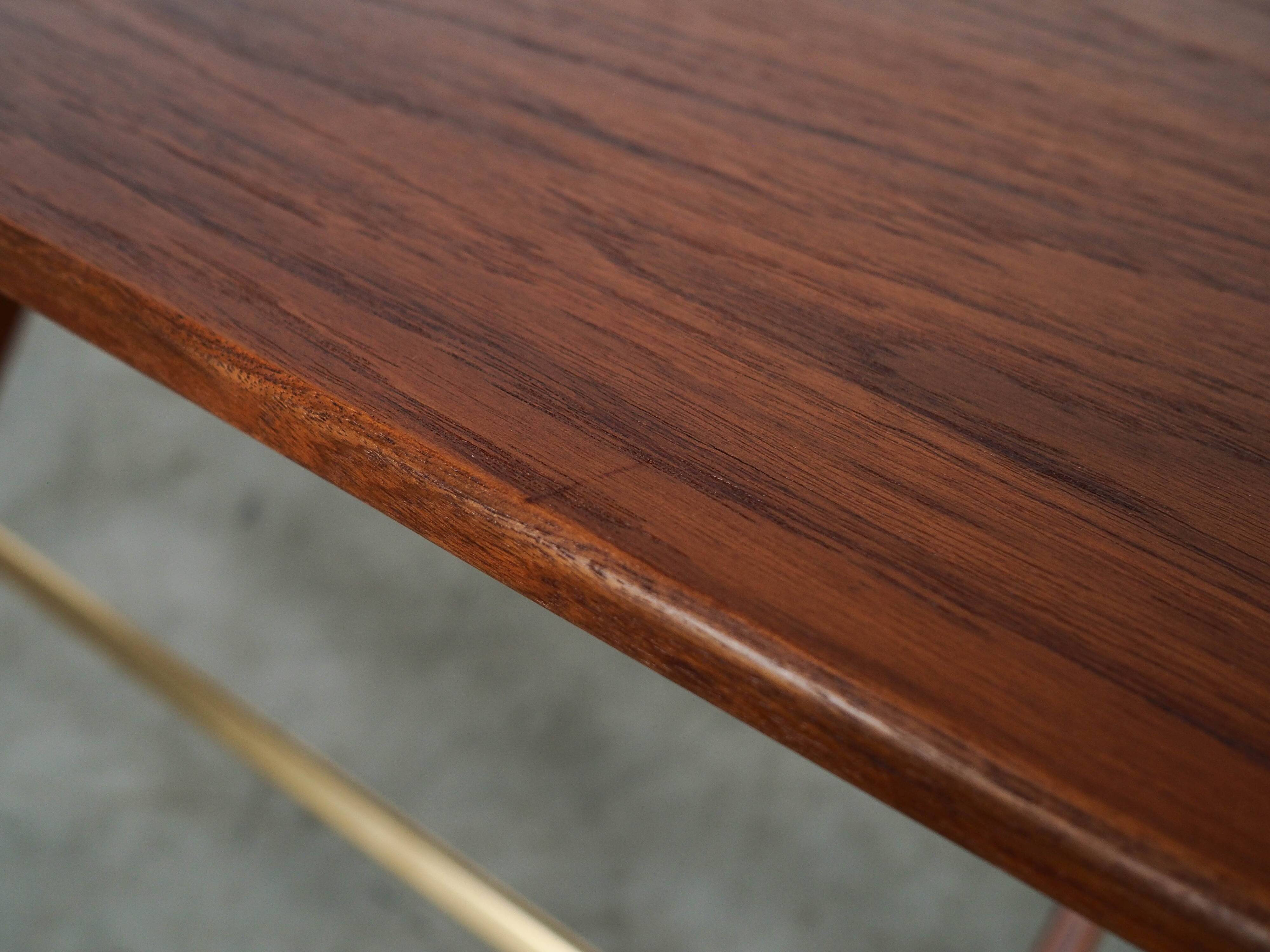Folding teak table, Danish design, 1970s, made in Denmark