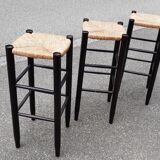 Pine bar stools 1980
