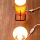 Mid-century string table lamp, 1960s, set of 2