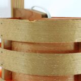 Swedish design pine veneer wall sonce by Hans Agne Jakobsson for Ellysett