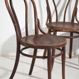 Anciennes chaises Thonet n°18 (c.1930). Ensemble de 4 pièces #10