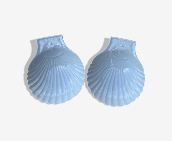 Vides poche coquillage porcelaine blanche