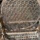 Paire de fauteuils anciens en rotin