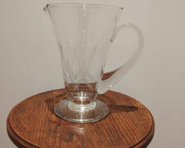 Elegant jug - carafe from the Manufacture Royale in Bayel crystals - 1950 - Midcentury - Vintage