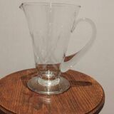 Elegant jug - carafe from the Manufacture Royale in Bayel crystals - 1950 - Midcentury - Vintage