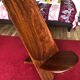Fauteuil à palabre en bois d'irokonon sculpté