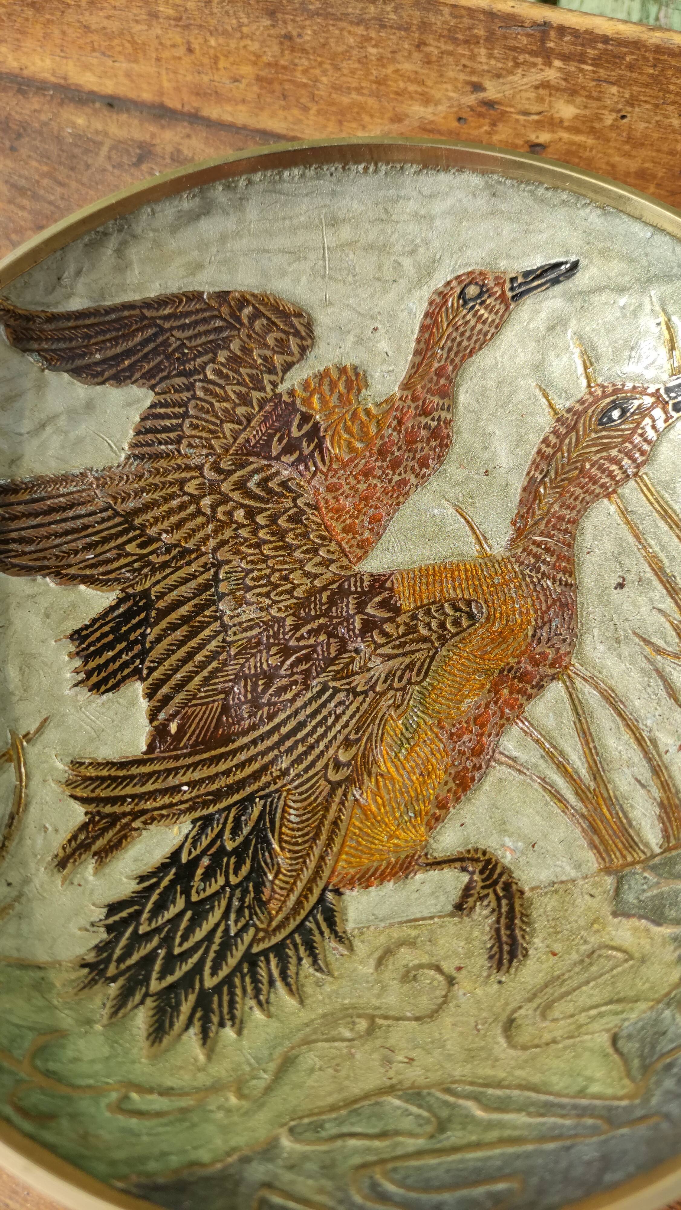 Plate or empty brass pocket, Made in India