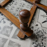 wooden coat holder accordion