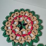 Set of 2 vintage bamboo beads