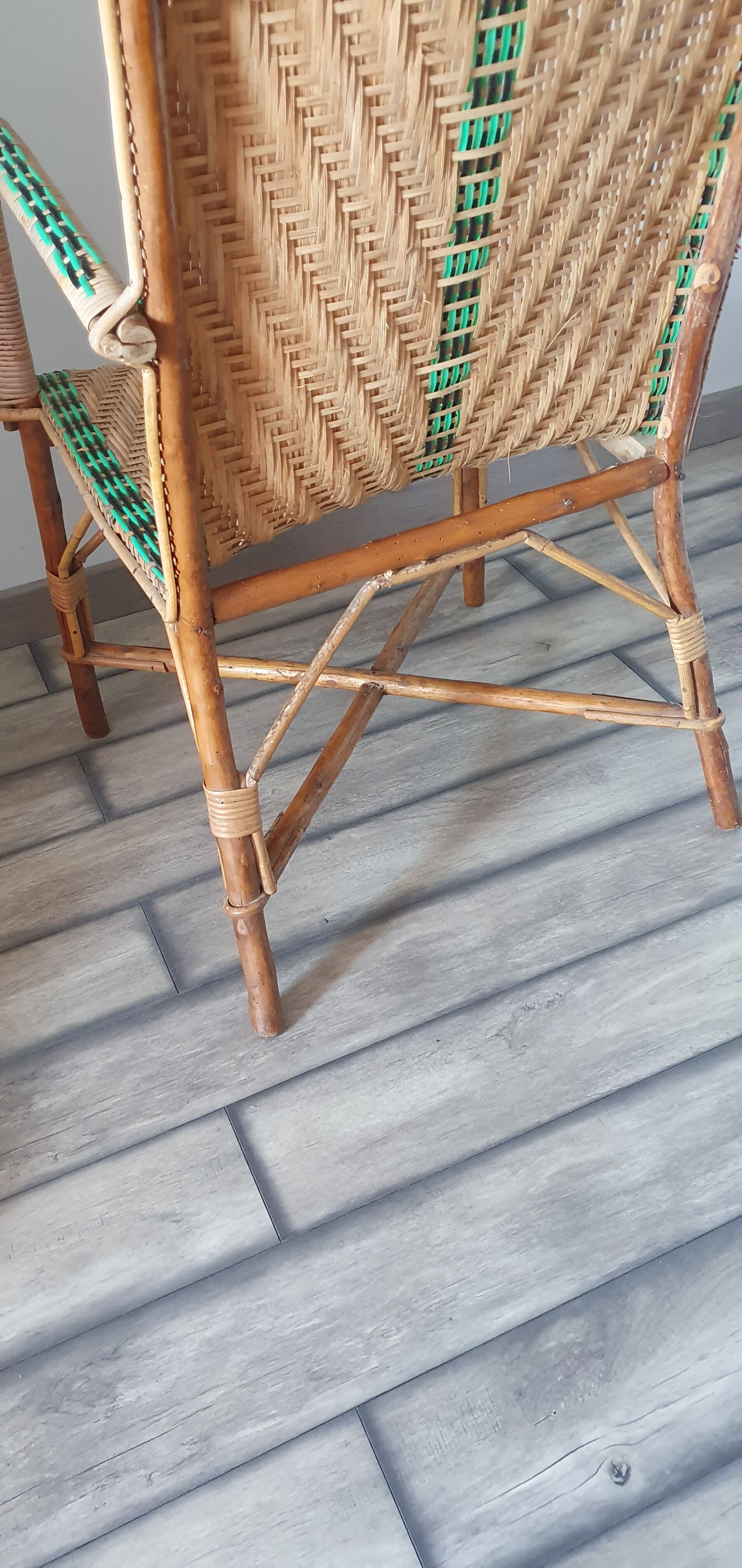 Fauteuil en rotin