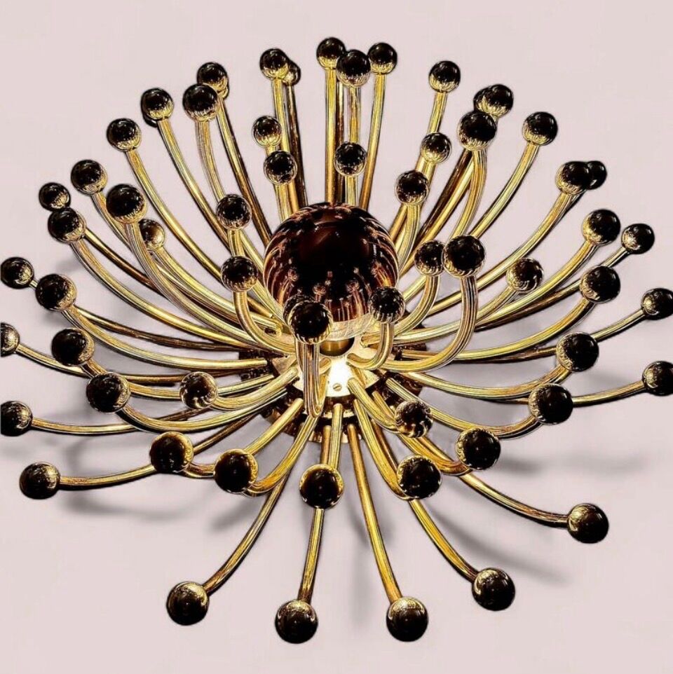 Lamp / wall light pistilo studio Tetrach circa 1970