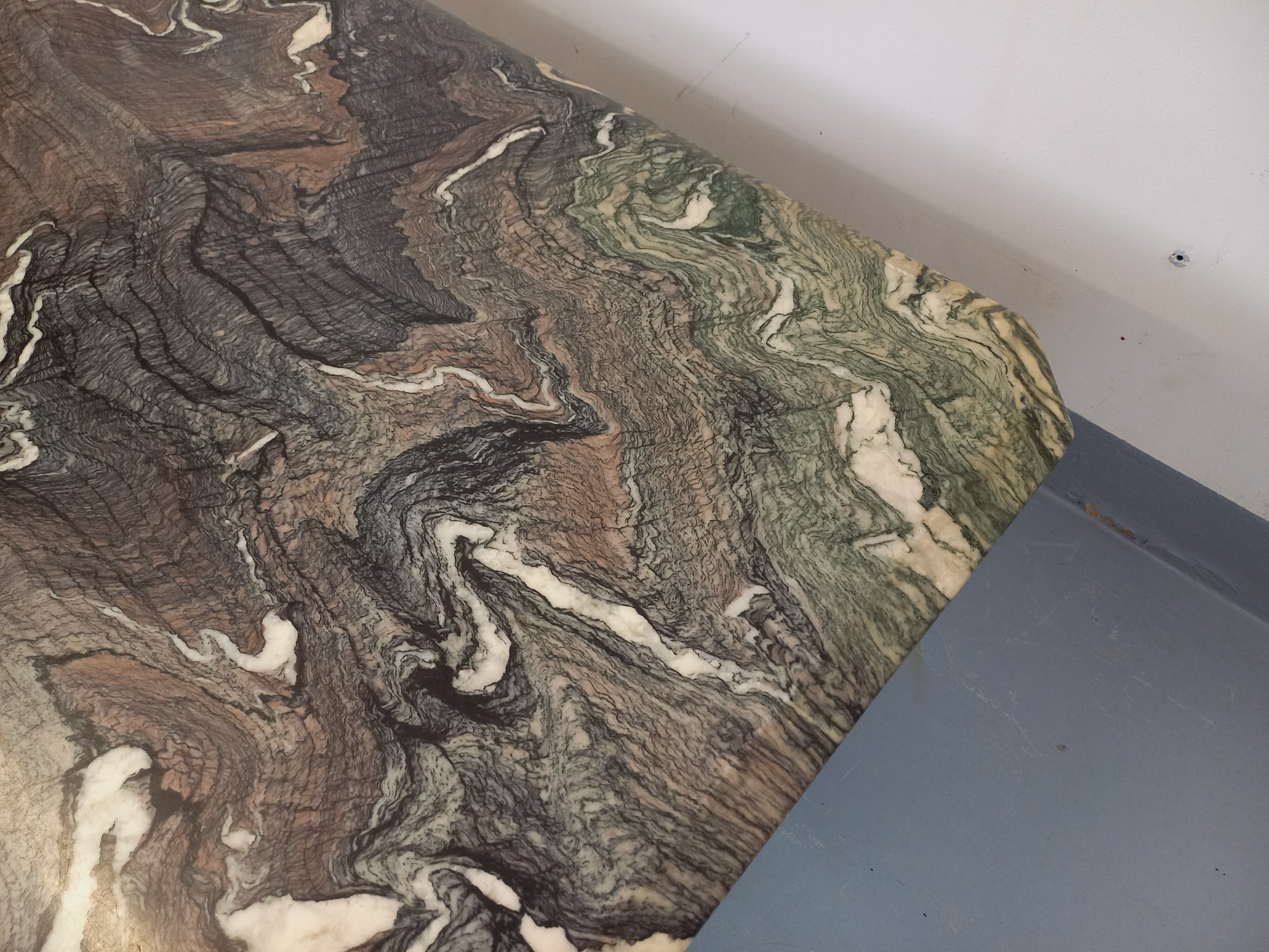 Vintage marble coffee table from the 1970s.