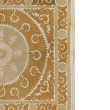 Vintage Turkish hand-knotted rug 126x135 cm