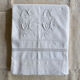 Ancient mestizo sheet embroidered