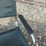 Beautiful pair of vintage chairs in the Marcel Breuer style.