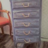 Skated grey dresser