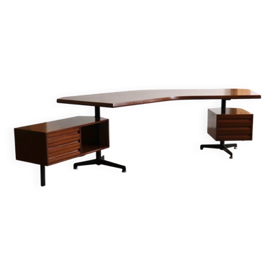 Bureau Boomerang T96 d'Osvaldo Borsani pour Tecno, Italie, 1956