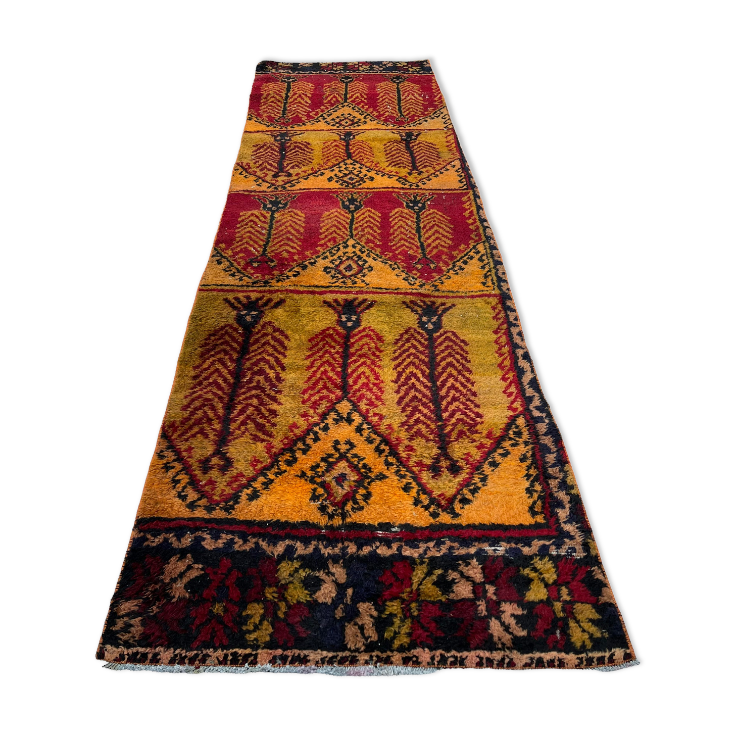Vintage turkish rug runner, 320 x 90 cm